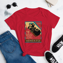 Load image into Gallery viewer, Amelia Earhart 20th Century Hero – Women&#39;s short sleeve t-shirt
