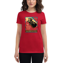 Load image into Gallery viewer, Amelia Earhart 20th Century Hero – Women&#39;s short sleeve t-shirt
